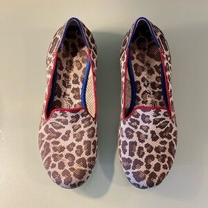 Rothy’s Mocha Spot Leopard Print Loafer